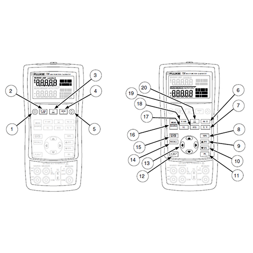 FLUKE 725 温度校准器